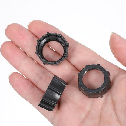 6 Pcs Car Phone Mount Replacement Parts Tightening Nut for Replacement Screw-On Parts Adapter Phone Holder Tightening Nut Screw-On Bracket Holder Ring for DVR Camcorder Wireless Charger