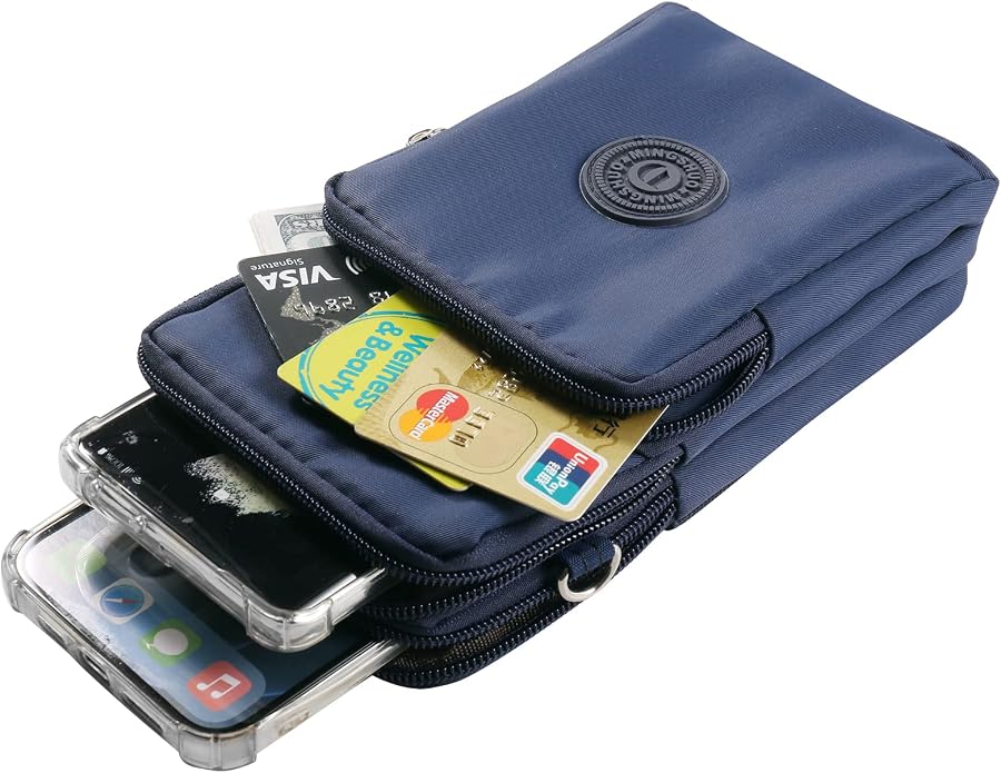 Cell Phone Crossbody Zipper Purse Armband Wallet Pouch for Samsung Galaxy S26 Ultra S25 S24 S23 FE A17 A16 A15 A26 A36