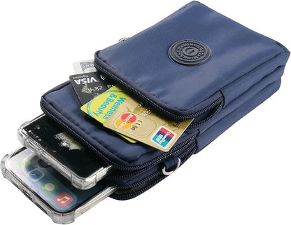 Cell Phone Crossbody Zipper Purse Armband Wallet Pouch for Samsung Galaxy S26 Ultra S25 S24 S23 FE A17 A16 A15 A26 A36