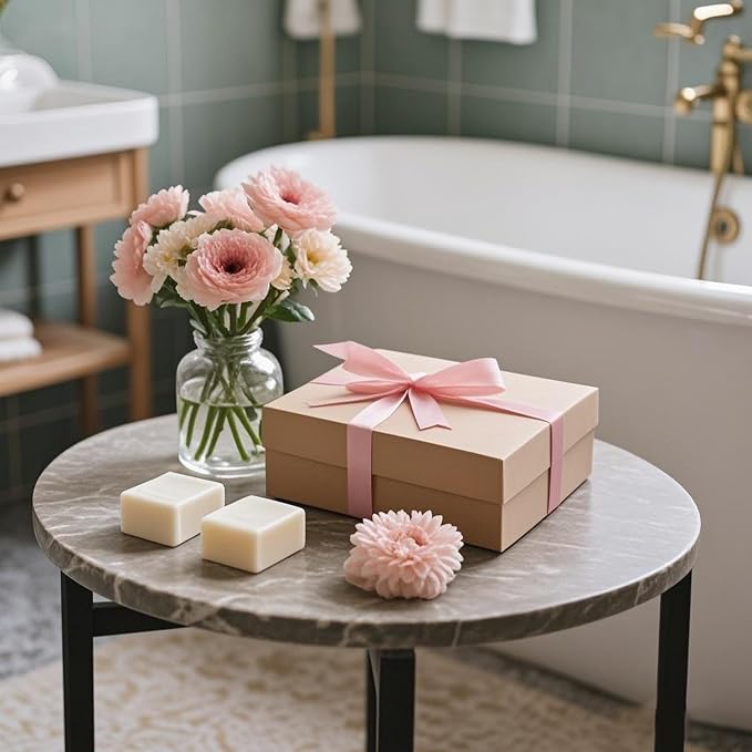 Foldable Bathtub Caddy Tray for Tub,Bamboo Expandable Bath Table Trays,Premium Bathroom Accessories for New Home & Mothers Day & Birthday Gifts for Couples,Black