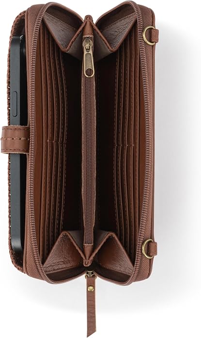 The Sak Iris Smartphone Crossbody Purse - Small Women's Cellphone Bag & Wallet For Everyday- Convertible Wristlet With Zipper