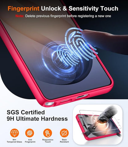 Red2Fire Magnetic for Samsung Galaxy S26 Ultra Case, [Compatible with MagSafe][12Ft Military Grade Protection][2*Screen Protector] Slim Translucent Anti-Slip Shockproof Case for Samsung S26 Ultra 6.9"