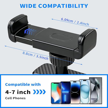 Magnetic Phone Holder for Gym- 360° Adjustable Strong Magnet Phone Mount for Video Recording, Compatible with iPhone, Android, All Smartphones, Gym Accessories for Men& Women