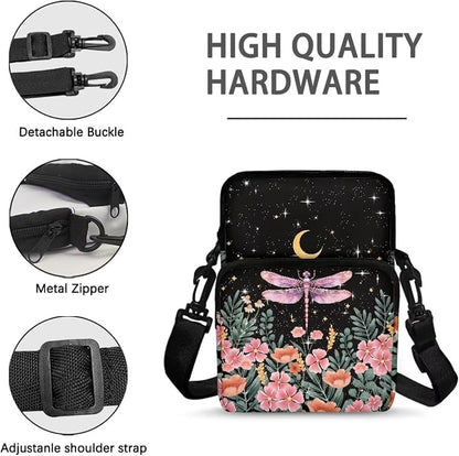 Men's Crossbody Bag, Small Cell Phone Wallet, Women's Shoulder Handbag, Travel Gym Bag