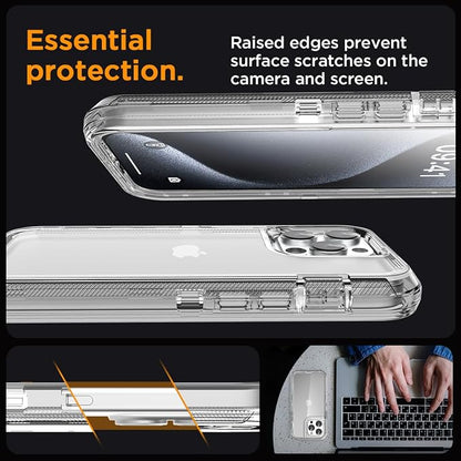 AICase for iPhone 15 Pro Max Case Clear 3 in 1 Heavy Duty Drop Protection Full Body Rugged Shockproof/Dust Proof 3-Layer Military Protective Tough Durable Cover for iPhone 15 Pro Max 6.7"_4