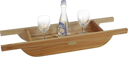 EcoDecors, 29 inch, Bath Tray for Tub, Bath Tub Tray Wood, Bathtub Table, Caddy for Bathtub in Natural Teak