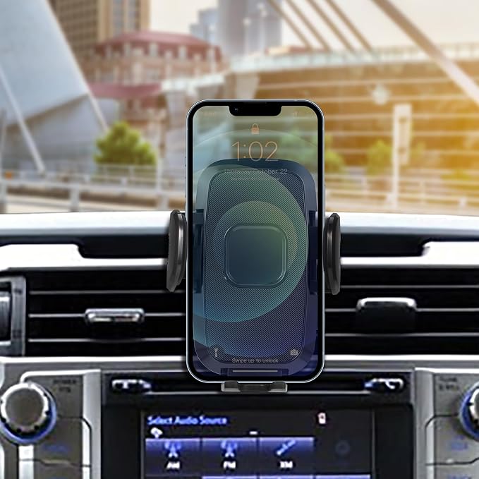 Car Cell Phone Holder Mount for Toyota 4Runner 4-Runner 2010-2023 2024 SR5 Trail Limited Air Vent Accessories, Dashboard Bracket Compatible for 4.0"-7.0" Cell Phones