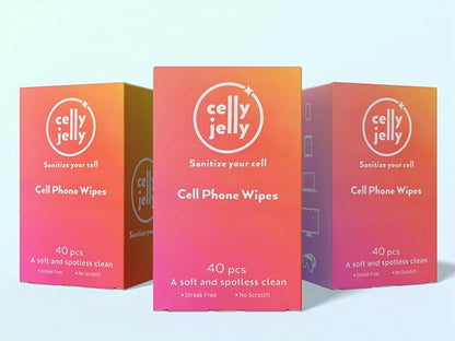 Cell Phone Wipes, 40 Pieces, Soft and Streak-Free