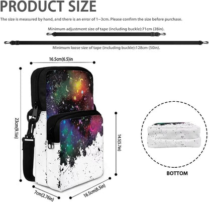 Men's Crossbody Bag, Small Cell Phone Wallet, Women's Shoulder Handbag, Travel Gym Bag