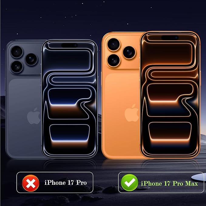Camera Lens Protector for iPhone 17 Pro Max Camera Lens Protector [Strong Adsorption] [Not Easy to Break] Metal Tempered Glass Rear Camera Screen Cover - Titanium Grey