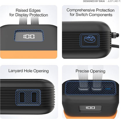Silicone Case for Anker Zolo Power Bank 2025(20,000mAh 45W/30W) A1689/A1681 Protective Cover with Lanyard Hole, Compact | Tactile Grip | Impact Protection for Daily Use & Travel, Case Only (Black)