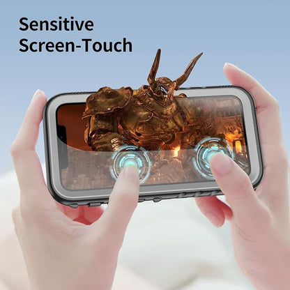 SPORTLINK Compatible with iPhone 12 Mini Waterproof Shockproof Case - Full Body Heavy Duty Underwater Dustproof Rugged 360 Protective Military Grade 5.4 Inch with Camera/Screen Protector (Black)