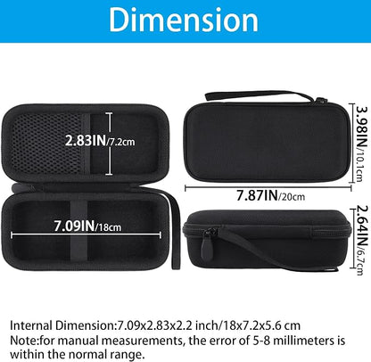 khanka for Anker Prime Power Bank, 26,250Mah Case, Hard Travel Bag Compatible with Anker Prime Power Bank 26K, 300W, Case Only (Black)