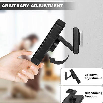 Shower Phone Holder Waterproof Wall Mounted 360°Rotation HD High Sensitivity Touch Screen Phone Stand Case for Bathroom Bathtub Mirror Compatible with iPhone 16 15 14 13 12 11 Plus Pro Max
