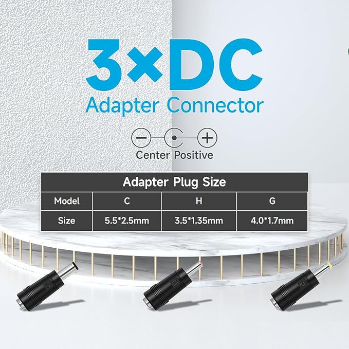 UL Listed 12V 1A Power Supply Adapter with 10ft Long Cord, 12V 1000mA 12W AC Adapter Charger Replacement for LED Strip Light Keyboard BT Speaker Router CCTV Camera Webcam DVR NVR and More