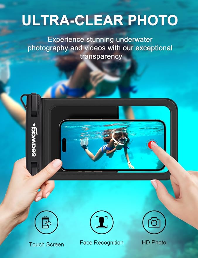 SEAWAG Smart Phone Waterproof Case 6.9" with Additional Pocket