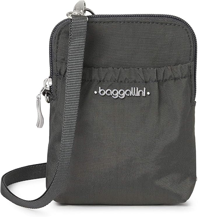 Baggallini Bryant Pouch Small Crossbody Bag for Women - Phone Purse with Crossbody Strap - Lightweight Crossbody Pouch