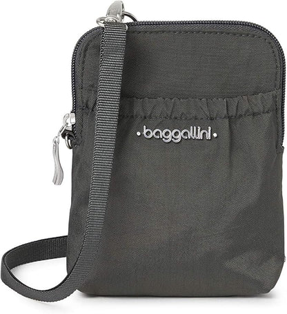 Baggallini Bryant Pouch Small Crossbody Bag for Women - Phone Purse with Crossbody Strap - Lightweight Crossbody Pouch