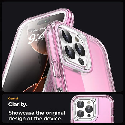 AICase for iPhone 16 Pro Case Clear 3 in 1 Heavy Duty Drop Protection Full Body Rugged Shockproof/Dust Proof 3-Layer Military Protective Tough Durable Cover for iPhone 16 Pro 6.3"_2