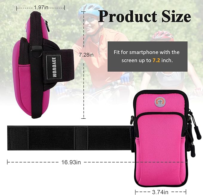 Phone Holder for Running Armband Cell Phone Holder, Small Purses for Women Crossbody Bags Kids,iPhone 17 16 16e 15 14 13 12 11 Pro Max Xs Xr X Plus Mini Galaxy Ultra S26 S25 Note Gym Arm Band