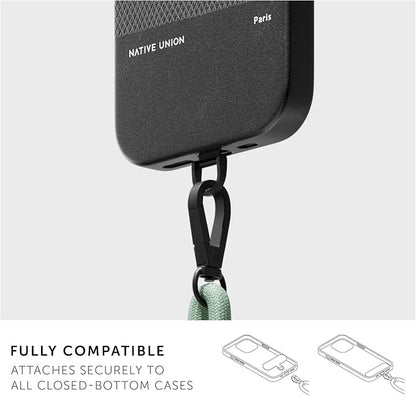 Native Union Sling – Adjustable & Detachable Phone Strap – Compatible with iPhone 16, 15, 14, 13 and most Smartphones – Made with 100% Durable & Recycled Materials (Sage)