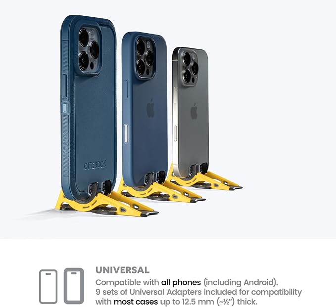 GEOMETRICAL Pocket Tripod PROv2 - Card-Size Stand, for iPhone, Summit Yellow Universal Kit