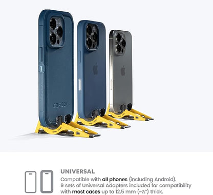 GEOMETRICAL Pocket Tripod PROv2 - Card-Size Stand, for iPhone, Summit Yellow Universal Kit