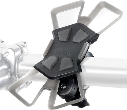 Delta Bike Phone Mount Cycle - Xmount Bicycle Phone Holder Adjusts to Any Handlebar & Fits Any Phone or iPhone - Easily Accessible Bike Accessories for Adult Bikes