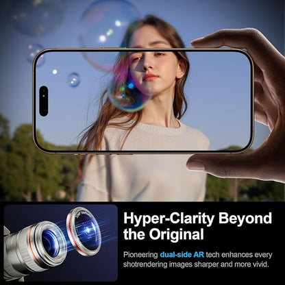 X-it 2-Pack Camera Lens Protector for iPhone 17/16/16 Plus, [Shatterproof & Impact Resistant] 9H High-Alumina Tempered Glass, Anti-Scratch, Dustproof, Strong Adsorption, Case Friendly, Ultra HD Clear