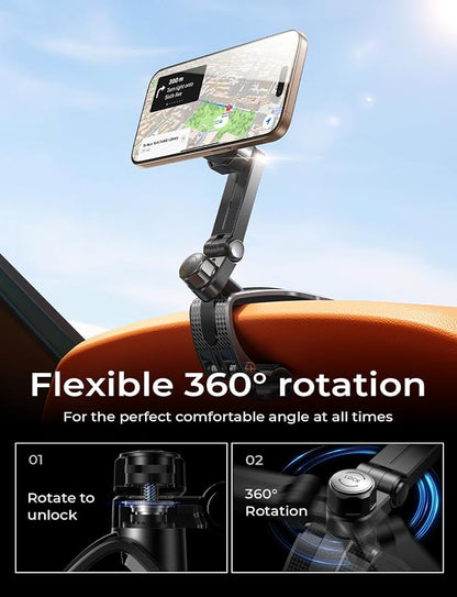LISEN for MagSafe Car Mount Magnetic Phone Holder for Your Car Magnet Air Vent Cell Phone Holder Mount Car Accessories Gift for Men Women fit iPhone 17-12 Dashboard Mount Kits