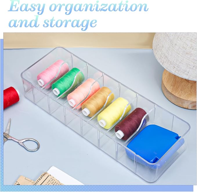 3 Pcs Cord Organizer Box with Lid, 10.8 x 3.7 x 2.4 Inch Clear Plastic Cable Organizer Box with 30 Cable Ties Adjustable Charger Storage Boxs for Home, Office, Drawer, Desktop Organization