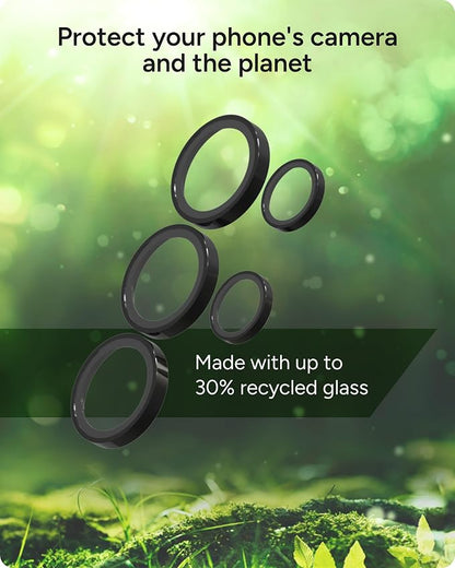 ZAGG Glass Elite Anti-Reflective Samsung Galaxy S25 Ultra Camera Lens Protector – Anti-Glare Technology, Maximum Impact & Scratch Resistance, Smudge-Free Surface, Recycled Materials