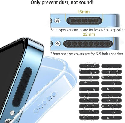 8PCS USB Type C Anti Dust Plugs Cover, C-Type Port Dust Plug, USB C Dust Cover, Anti-Lost USB C Charging Port Dust Covers Protectors for iPhone 15 16 17 Plus/Pro/Max, with Speaker Mesh Cover