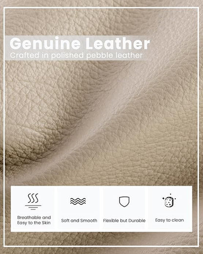 befen Genuine Leather Small Crossbody Bags for Women, Cell Phone Cross body Purse Bag with RFID Blocking Card Slots