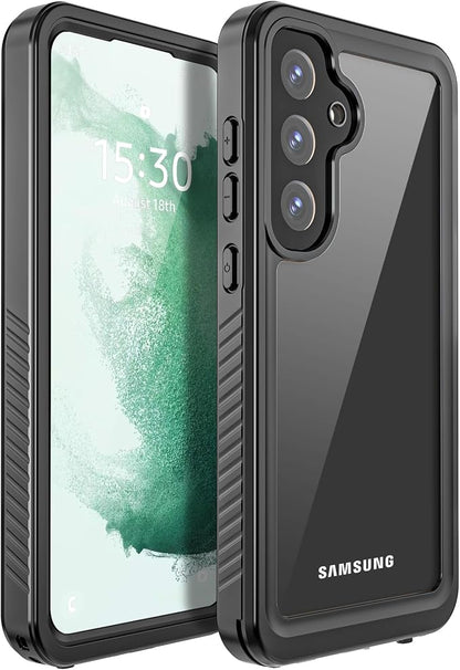 for Samsung Galaxy S22+ Plus Case, IP68 Waterproof Dustproof Case, [Built-in Screen Protector] Full Body Heavy Duty Rugged Phone Cover for Galaxy S22 Plus 6.6 Inch Black