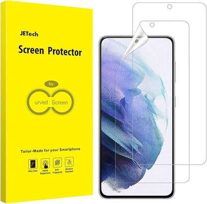 JETech Screen Protector for Samsung Galaxy S21, 2-Pack | Self-Healing TPU Film, HD Clear, Anti-Scratch Protection, Bubble-Free Installation