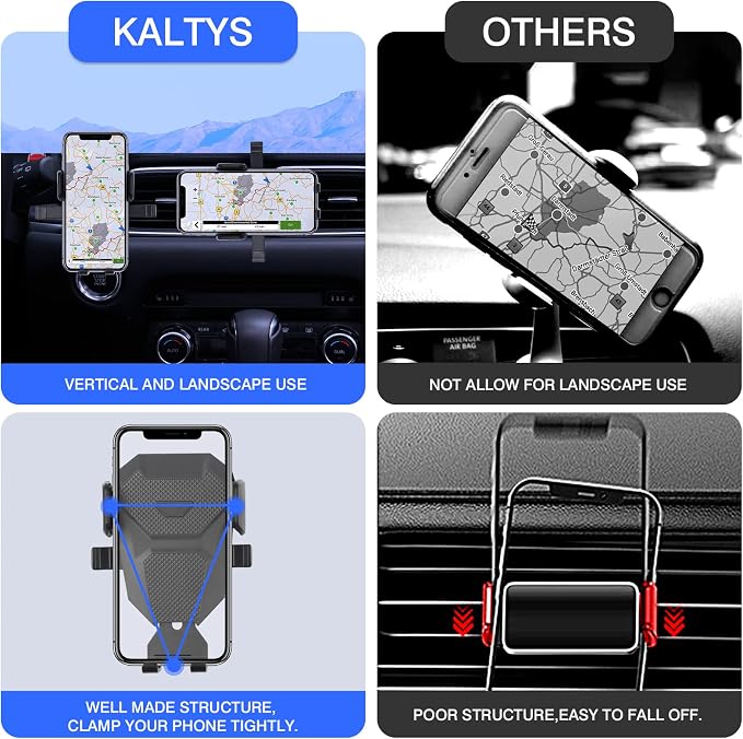 Karltys Car Phone Holder, Car Phone Mount Air Vent Hands Free, Dedicated Phone Stand for Mazda CX-5 2017-2025 CX5 Accessories Interior