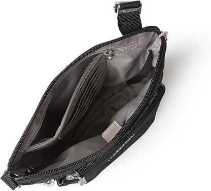 Baggallini Pocket Crossbody Bags for Women 8x8 Small Lightweight Durable Water-resistant Travel Purse W/Rfid