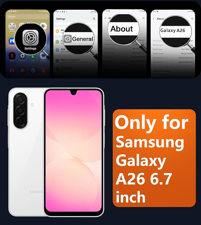 FNTCASE for Galaxy A26 5G Phone Case: Magnetic Matte Translucent Military Grade Drop Protection Cell Phone Cover - Slim Rugged Durable Shockproof Protective for Samsung A26 Cases - Light Pink