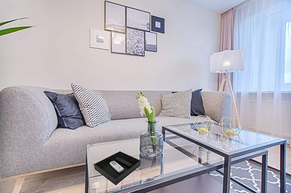 HofferRuffer Faux Leather Vanity Tray, Elegant Desktop Storage Organizer, Decorative Catchall for Perfume, Bathroom Valet, Nightstand or Dresser, Black, 10.2 x 8.4 x 1.8 Inches (Pack of 2)