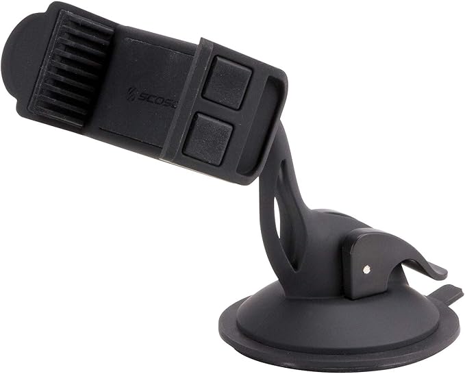 Scosche HDVM Universal 3-in-1 Vent/Windshield/Dashboard Cell Phone Holder Car Mount, Suction Cup Phone Mount with Vent Clip, Compatible with iPhone 16/15/14/13/12 & Mobile Phones up to 3.5 inches