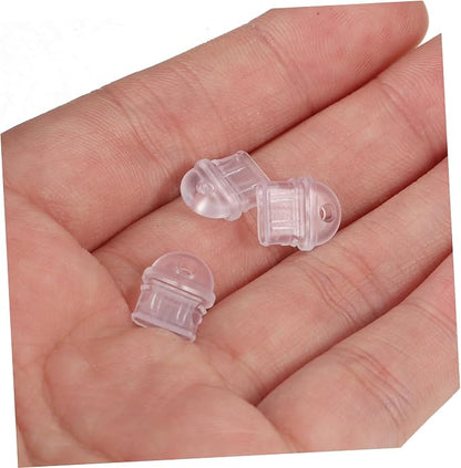 Housoutil 20pcs Type-c Charging Port Plugs Transparent Protective Plugs for Mobile Devices Easy to Use Carry Fluff from Entering Charging Ports