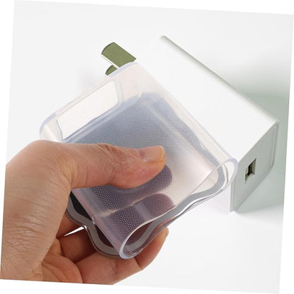 Angoily Cute Charger Cover Fast Charging Decor for Phone Charger Protective Sleeve Black
