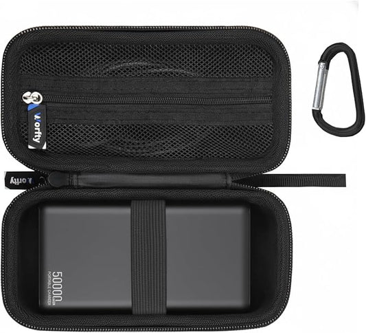 Case for PIFFA 50000mAh Portable Charger Power Bank - Travel Protective Carrying Storage Bag (Black)