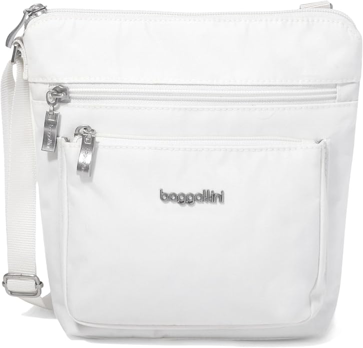 Baggallini Pocket Crossbody Bags for Women 8x8 Small Lightweight Durable Water-resistant Travel Purse W/Rfid