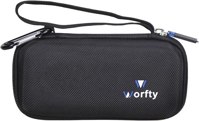 Case for VRURC for VEGER for charmast Portable Power Bank Built-in Cables - Travel Protective Carrying Storage Bag (Case Only) (Black)
