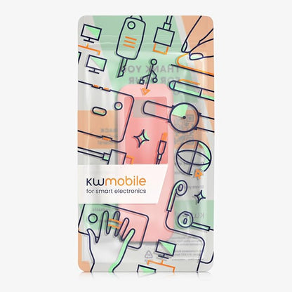 kwmobile Case Compatible with Anker Prime Power Bank 20000mAh 220W - Portable Powerbank Cover - External Battery Charger Bag, Shockproof - Dusty Pink
