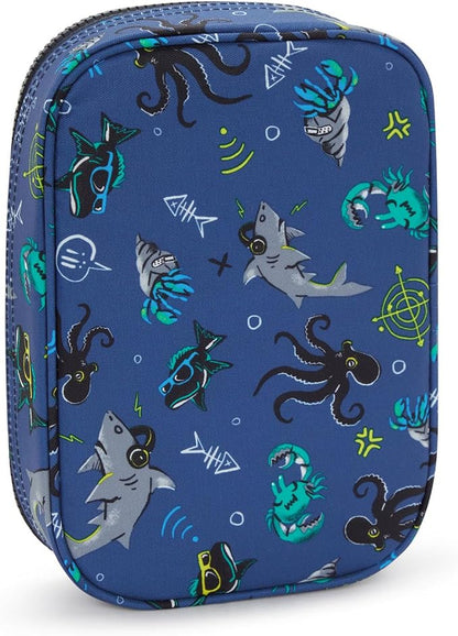 Kipling Women's 100 Pens Printed Case, Organize Accessories, Art Supplies, Makeup, Travel Organizer