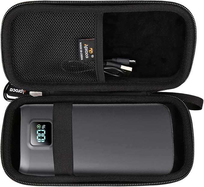 Aproca Power Bank Case Compatible with LOVELEDI 40000mAh / Anker 20,000mAh / Pxwaxpy 30,800mAh / RGVOTA 38800mAh / Ekrist 25800mAh / FOCHEW 30,800mAh Portable Charger (Case Only)
