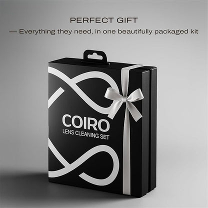 C Coiro Camera Lens Cleaning Kit for DSLR and Sensitive Electronics, 9-in-1 Lens Cleaner Spray, Camera Pen, Blower, Wipes, Sensor Cleaner, Photographer Gifts & Accessories